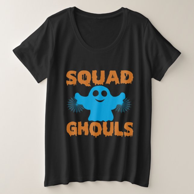 Squad Ghouls Plus Size T-Shirt  (Design Front)