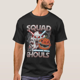 Squad Ghouls Sci-Fi Halloween Horror T-Shirt