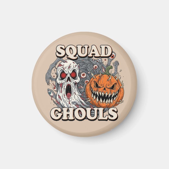 Squad Ghouls - Spooky Halloween Magnet (Front)