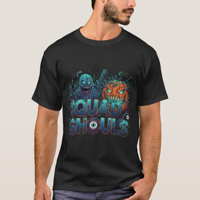 Squad Ghouls Underwater Halloween Horror T-Shirt (Front)