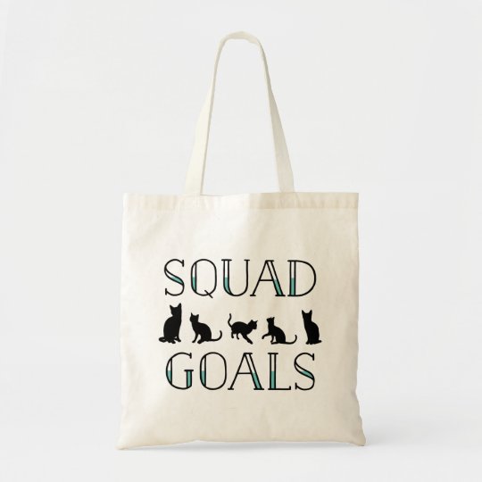 Squad Goals Cat Tote Bag