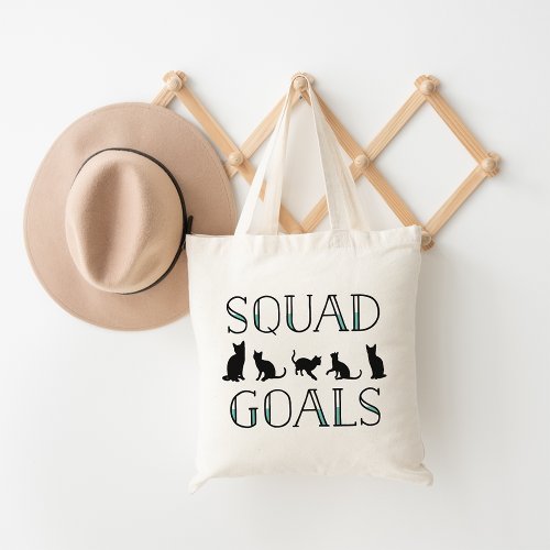 Squad goals Cat Tote Bag