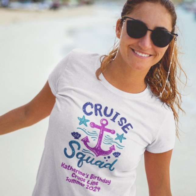 Squad Group Friends Custom Birthday Event T-Shirt (Creator Uploaded)