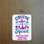 Squad Group Friends Custom Cabin Door Magnet<br><div class="desc">This design may be personalized in the area provided by changing the photo and/or text. Or it can be customized by clicking Personalize this Template and then choosing the click to customize further option and delete or change the color of the background, add text, change the text color or style,...</div>