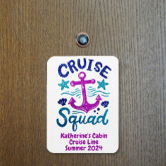 Squad Group Friends Custom Cabin Door Magnet at Zazzle