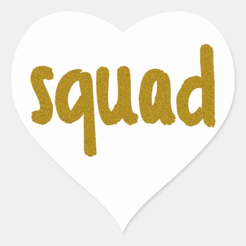 Squad Heart Sticker