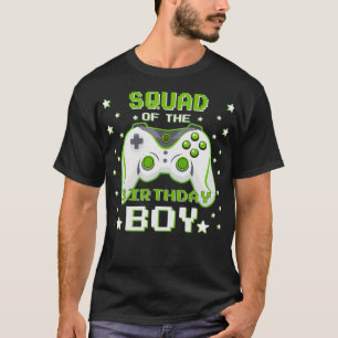 Squad of the Birthday Boy Gift Video Game Birthday T-Shirt