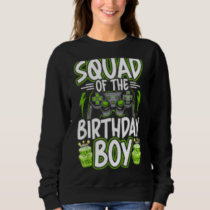 Squad of the Birthday Boy Video Gamer Gaming Sweatshirt