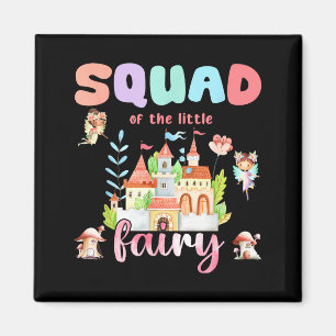 Squad Of The Little Fairy 1st Birthday Girl Fairyt Magnet