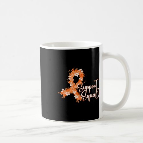 Squad Orange Ribbon Leukemia Blood Cancer Awarenes Coffee Mug