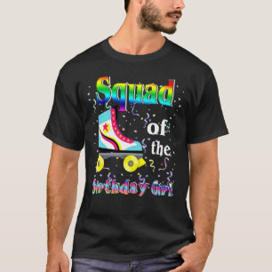 Squad Rolling Skate Birthday Matching Party Family T-Shirt