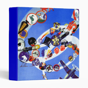 Squadron Insignia 3 Ring Binder
