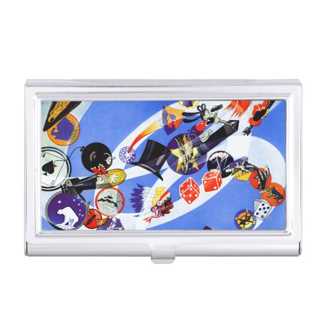 Squadron Insignia Case For Business Cards (Front)