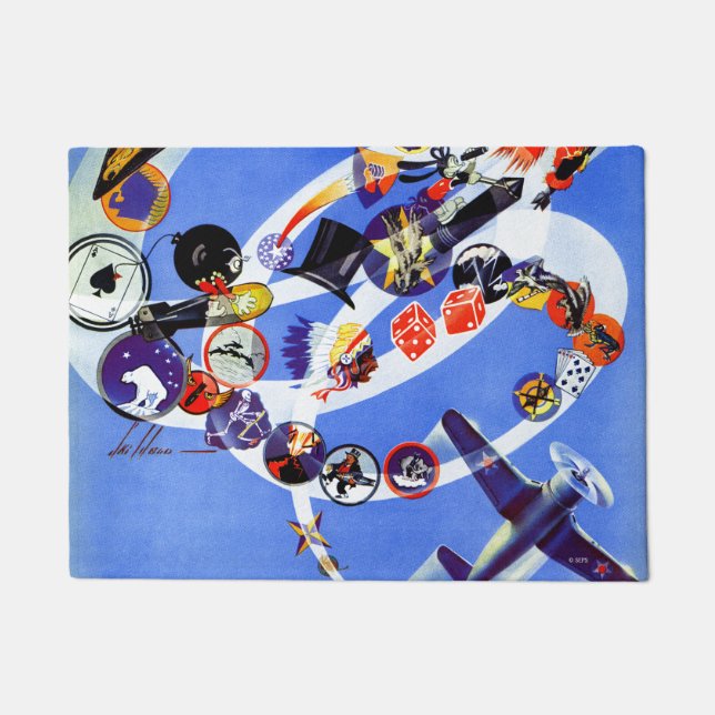 Squadron Insignia Doormat (Front)