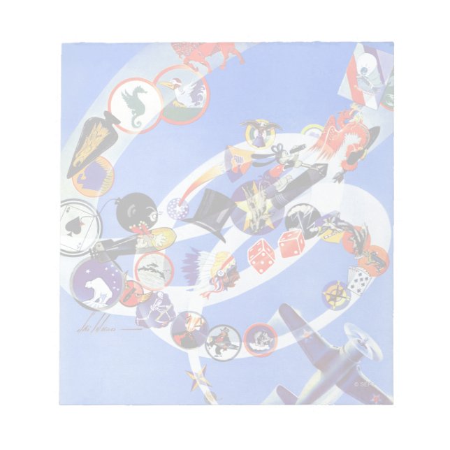 Squadron Insignia Notepad (Front)