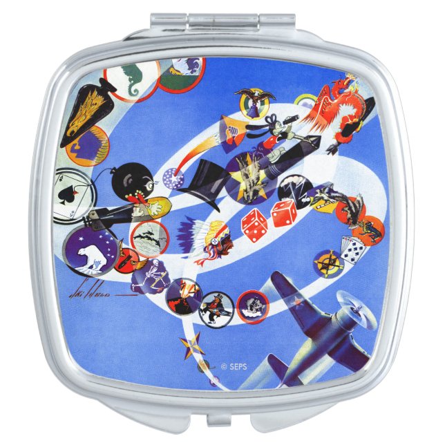 Squadron Insignia Vanity Mirror (Front)