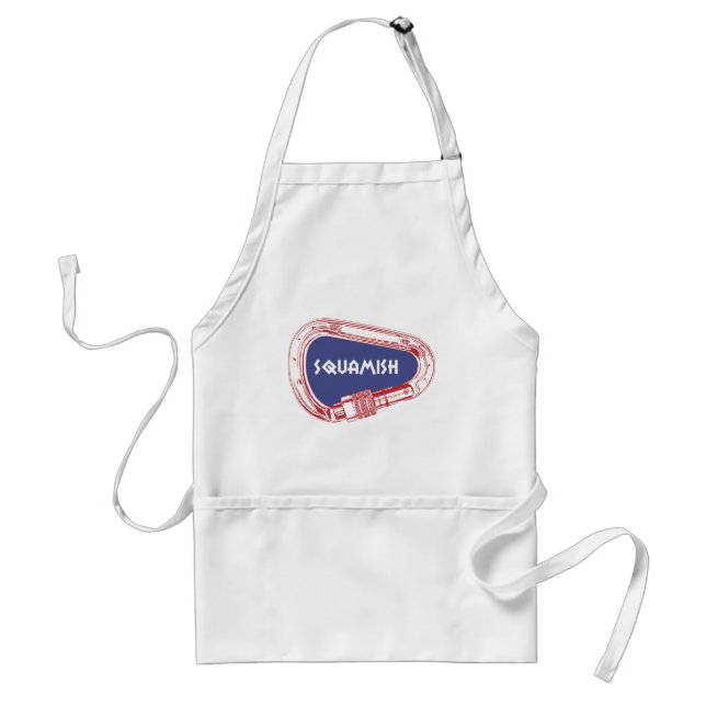 Squamish Climbing Carabiner Adult Apron (Front)