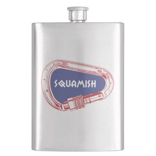 Squamish Climbing Carabiner Hip Flask