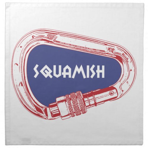 Squamish Climbing Carabiner Napkin