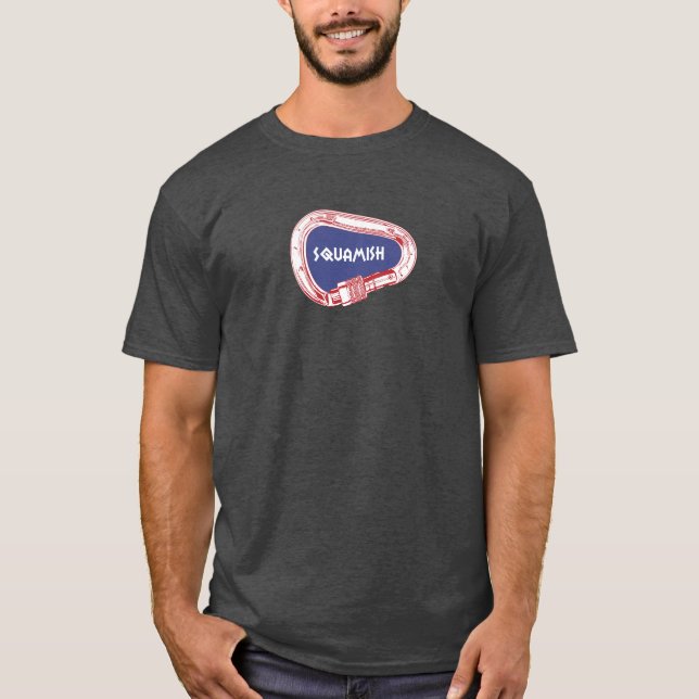 Squamish Climbing Carabiner T-Shirt (Front)