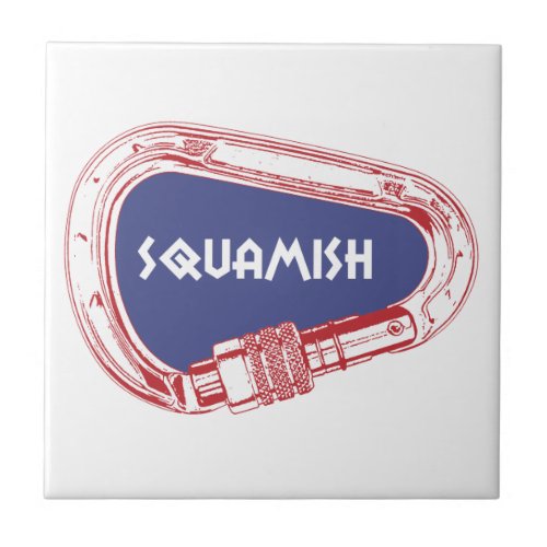 Squamish Climbing Carabiner Tile