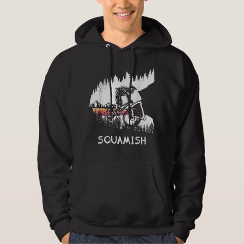 Squamish MTB Downhill Trail Biker British Columbia Hoodie