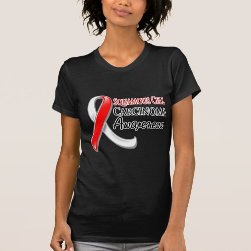Squamous Cell Carcinoma Awareness Ribbon T_Shirt