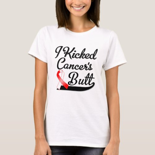 Squamous Cell Carcinoma Cancer I Kicked Butt T_Shirt