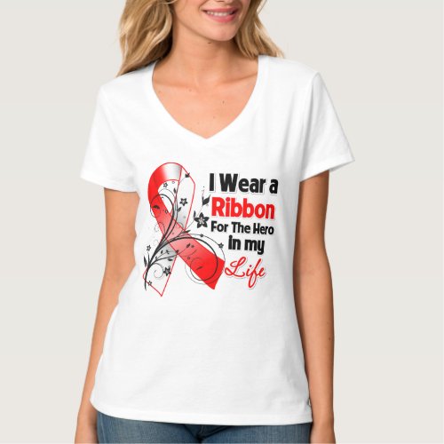 Squamous Cell Carcinoma Ribbon Hero in My Life T_Shirt