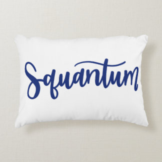 Squantum Pillow Dainty Scripts 