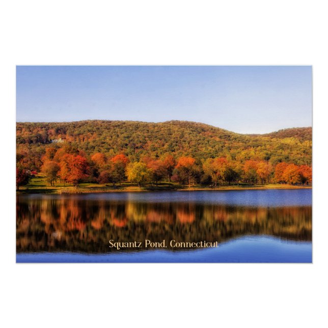 Squantz Pond, Connecticut Poster (Front)
