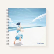 Squar Notebook Whimsical Japanese Art