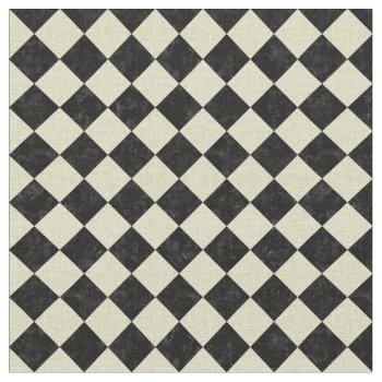 Square2 Black Marble & Beige Linen Fabric by Trendi_Stuff at Zazzle