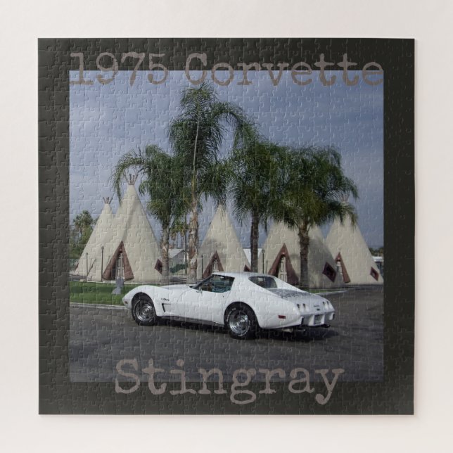 Square 1975 Corvette Stingray Puzzle (Vertical)