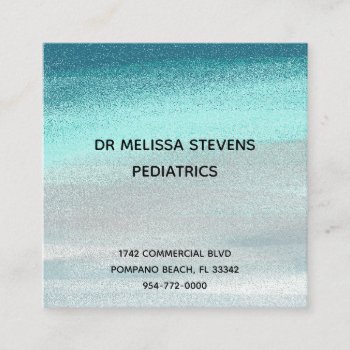 Square  2.5" X 2.5" Business Card by Personalizedbydiane at Zazzle