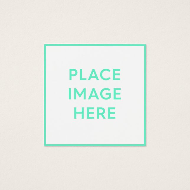 Square, 2.5" x 2.5" Profile Card (Front)