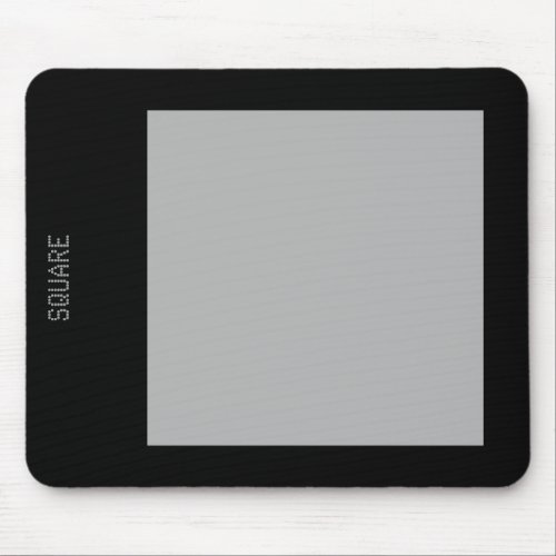 Square _ 30pc Grey and Black Mouse Pad