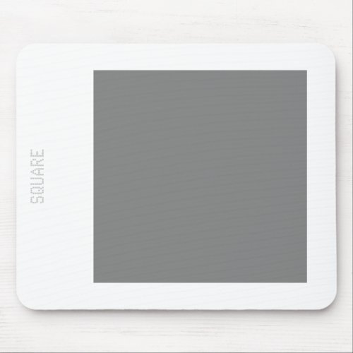 Square _ 50pc Grey and White Mouse Pad