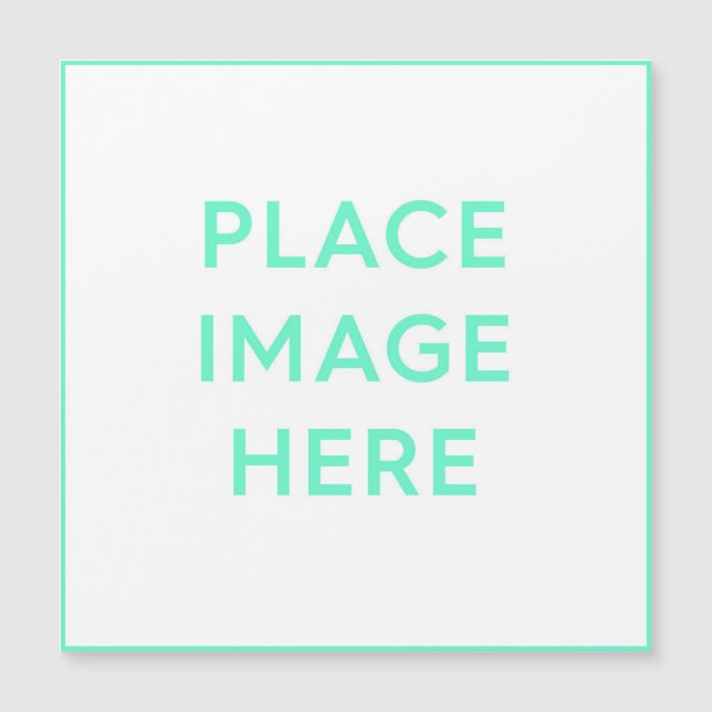 Square 5.25" x 5.25" Magnetic Card (Front)