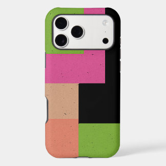 Square Abstract Art iPhone 17 Pro Max Case
