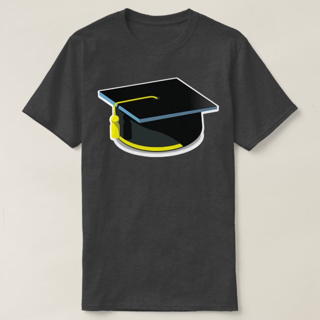 Square academic cap T-Shirt (Design Front)