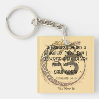 Square Acrylic Key Chain