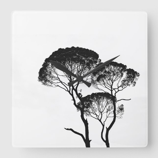 Square Acrylic Wall Clock (Front)