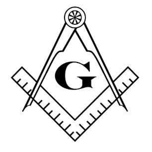 Square and Compass Pin Statuette