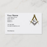 Square And Compass With All Seeing Eye Business Card at Zazzle