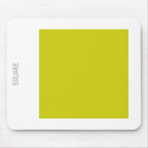 Square - Banana and White Mouse Pad