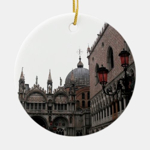 Square  Basilica of St Mark Ceramic Ornament