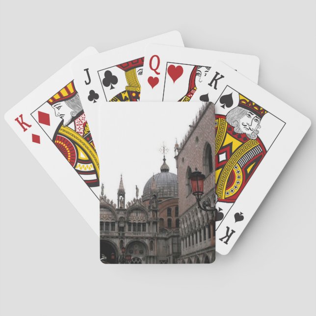 Square & Basilica of St Mark Poker Cards (Back)