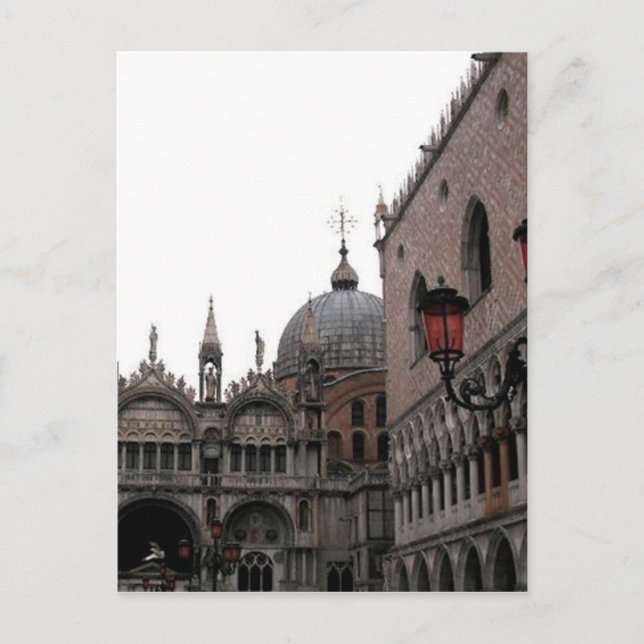 Square & Basilica of St Mark Postcard (Front)