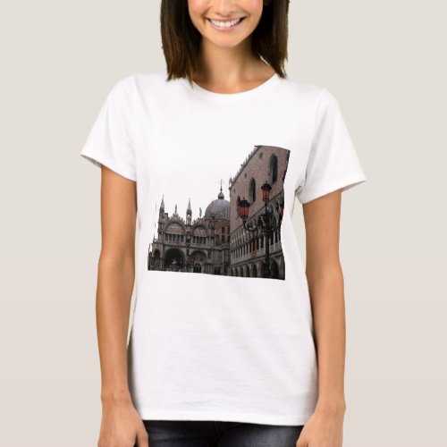 Square  Basilica of St Mark T_Shirt